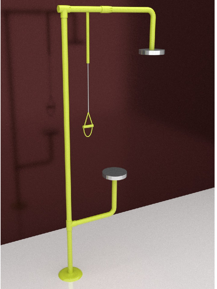 accesorios_Regadera de emergencia y lavaojos