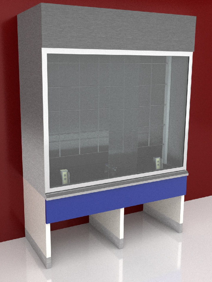 campanas_Render Campana con rack