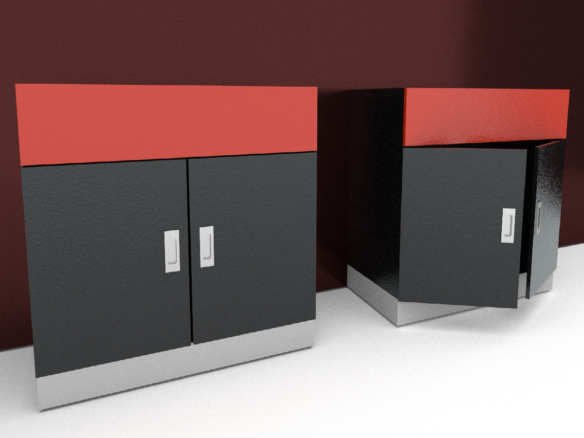 gabinetes de acero inoxidable_Gabinete porta fregadero de 1.00 y 1.2 mt de frente