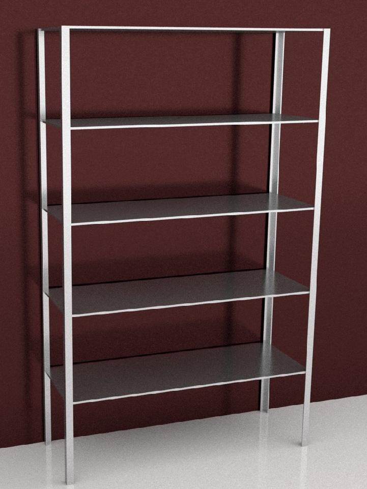 vitrinas-y-anaqueles_ESTANTE TIPO ESQUELTO TOTALMENTE EN ACERO INOXIDABLE